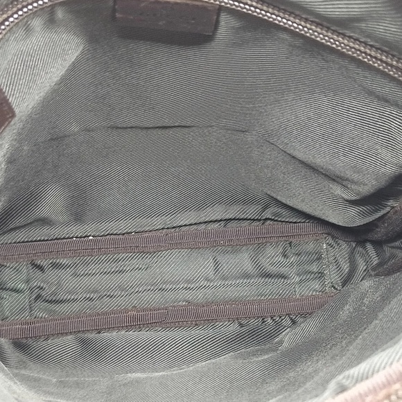 MGUCCI Supreme GG Leather Coated Canvas Crossbody Messenger Bag + Gucci Dust Bag - Picture 8 of 17